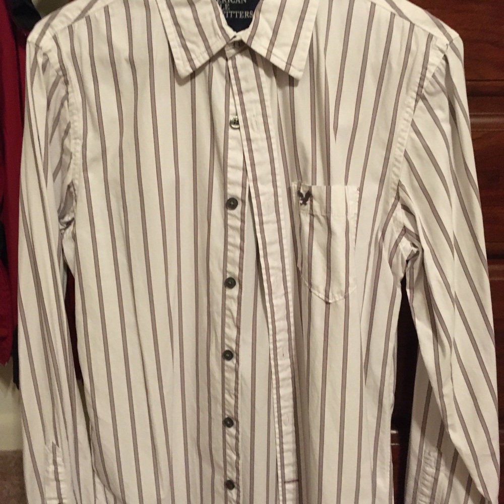 American Eagle long sleeve mens button up - Picture 4 of 4